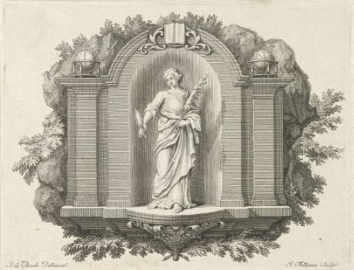 Vignette with the personification of Truth