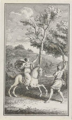 Woman on horseback