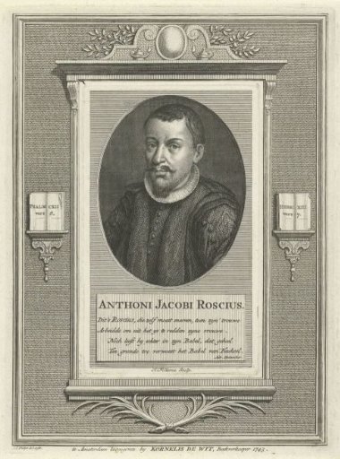 Portrait of Anthoni Jacobi Roscius