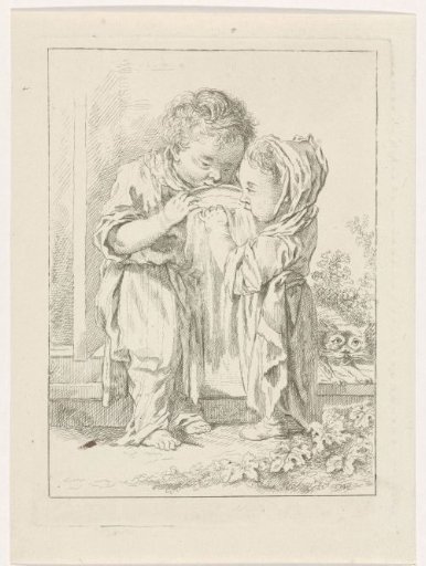 Two Eating Children