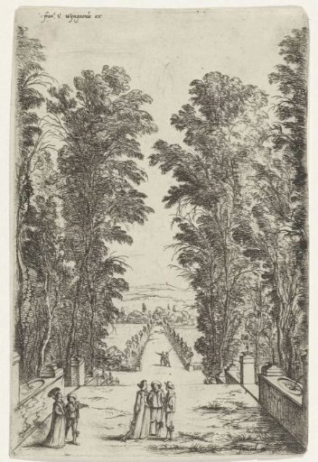 Terrace in a park