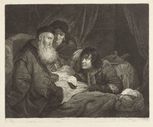 Isaac blesses Jacob