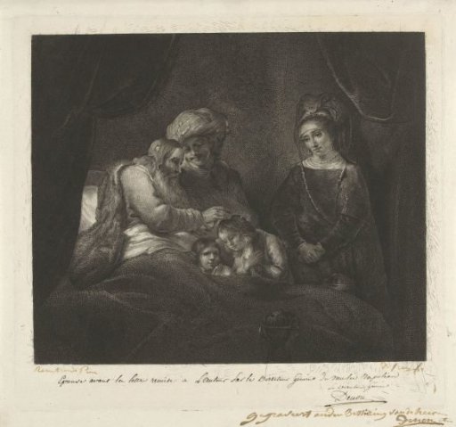 Jacob blesses Manasseh and Ephraim