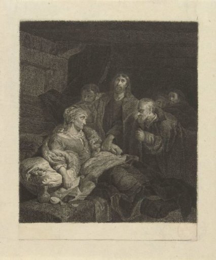 Christ heals the mother-in-law of Peter