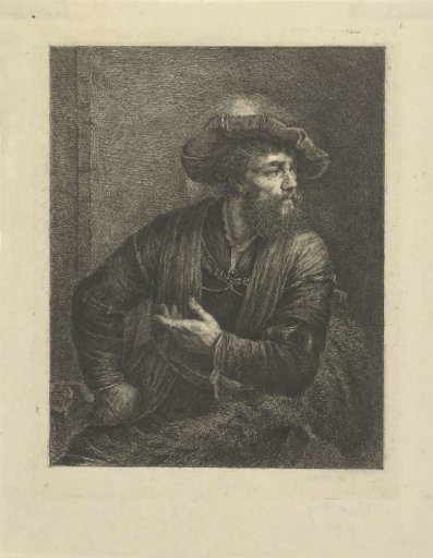 Portrait of an Unknown Man with a Feathered Cap