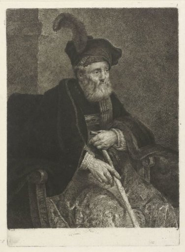 Portrait of an Unknown Old Man in a Chair