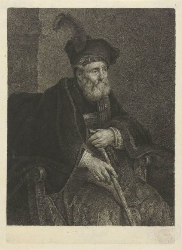 Portrait of an Unknown Old Man in a Chair