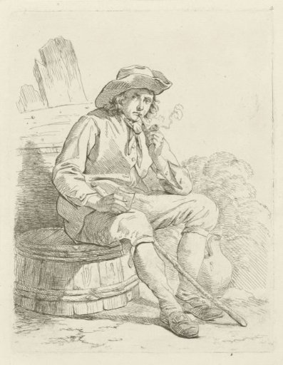 Peasant Smoking a Pipe
