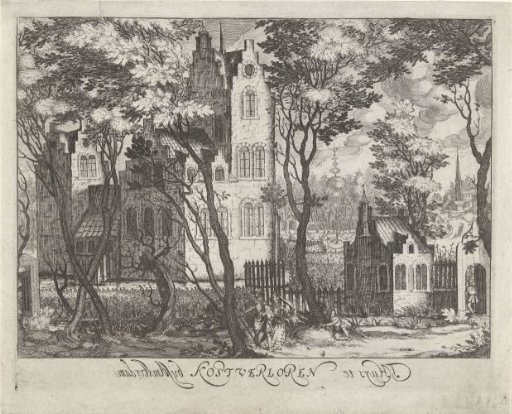 View of the House Kostverloren near Amsterdam