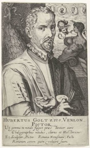 Portrait of Hubert Goltzius