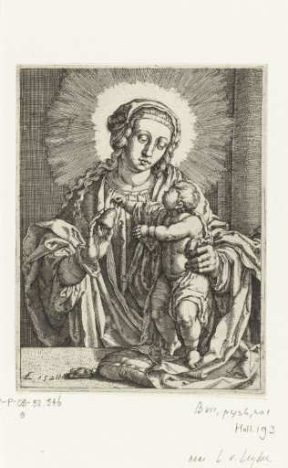 Mary Hands the Christ Child a Pear