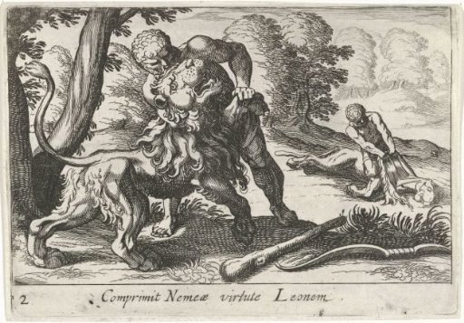 Hercules in Combat with the Nemean Lion