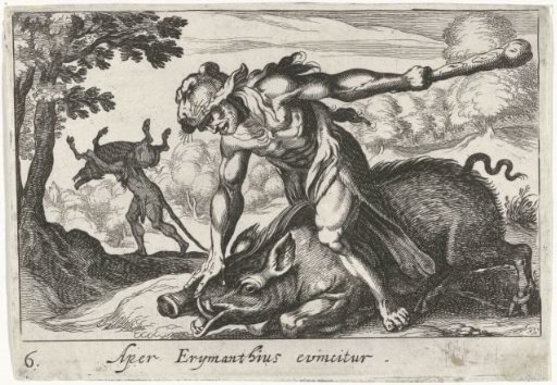 Hercules Catches the Boar of Erymanthus