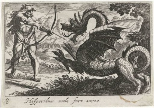 Hercules Slays the Dragon Ladon
