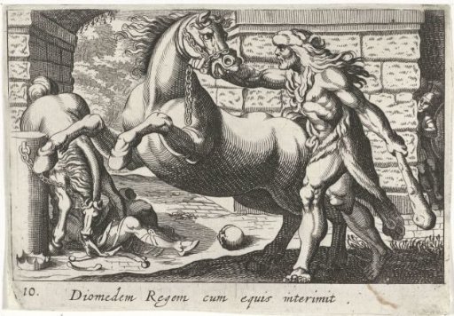 Hercules Tames the Horses of Diomedes