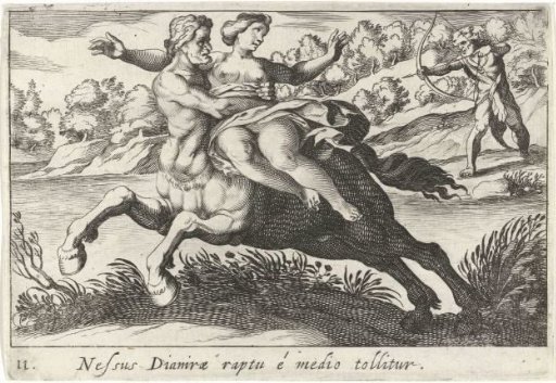 Nessus Attempts to Carry Off Deianira