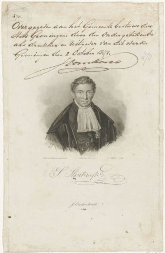 Portrait of Sibrandus Stratingh