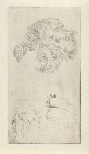 Study sheet with three heads