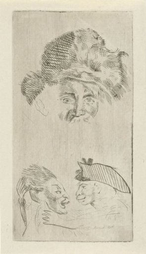 Study sheet with three heads