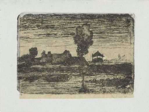 Landscape with haystack