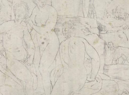 Bathing Diana and Her Retinue