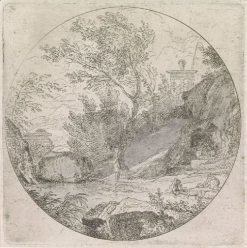 Landscape with Women Washing