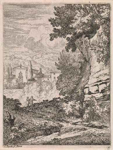 Arcadian Landscape with a Rock Face