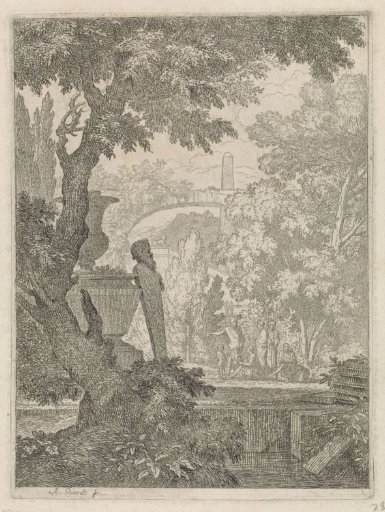 Sketchers near a classical ruin