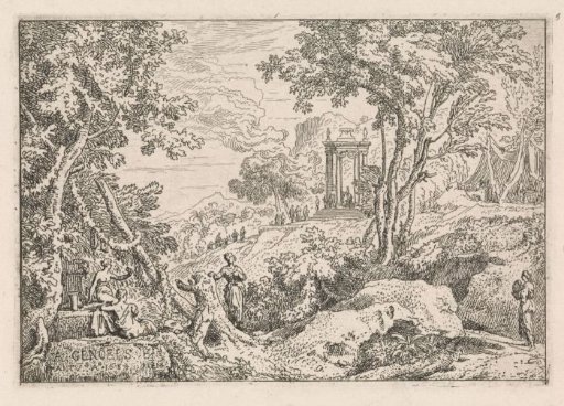 Landscape with a temple