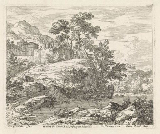 Landscape with a village