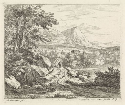 Path along the rocks
