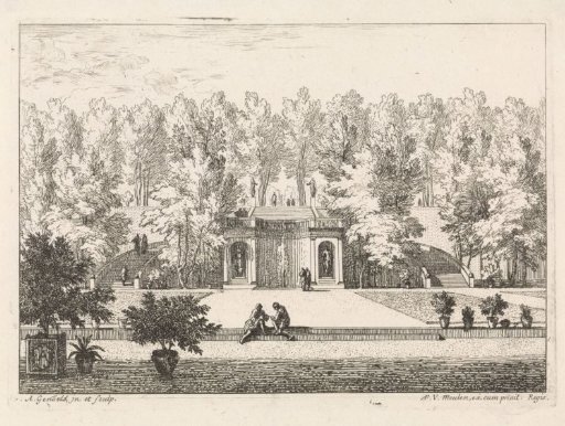 Garden with a terrace