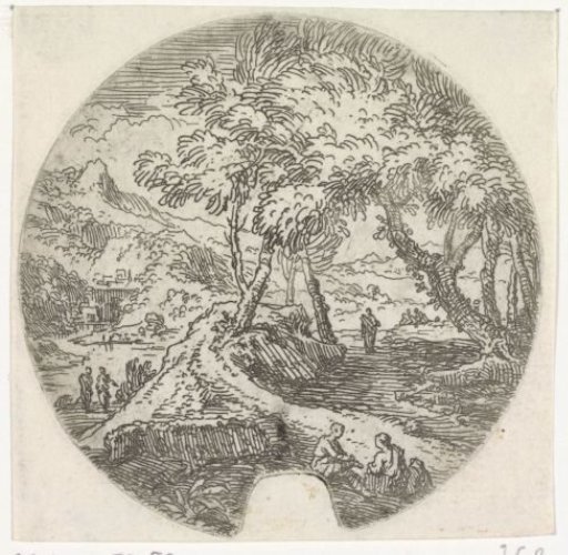 Landscape with a road