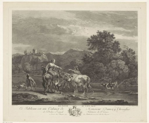 Shepherds return to the village
