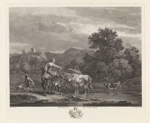 Shepherds return to the village