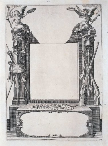 Title page for the Wapenhandelinghe van Roers Musquetten ende Spiessen