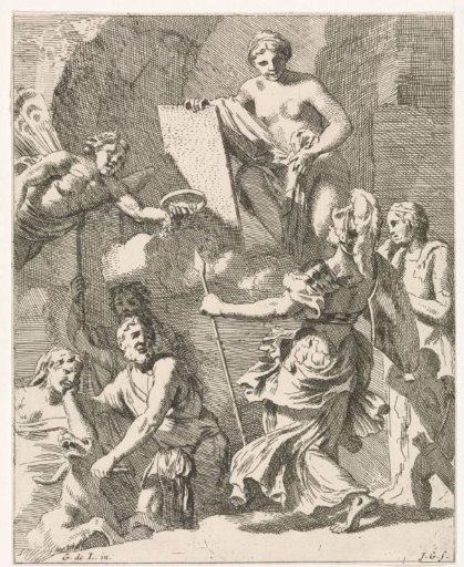 Allegory on printmaking