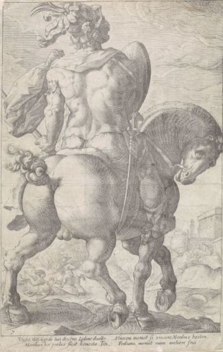 Titus Manlius on horseback