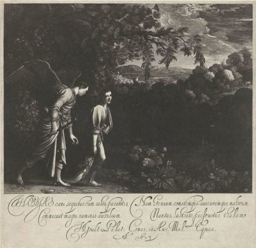 Tobias and the Angel on a Road