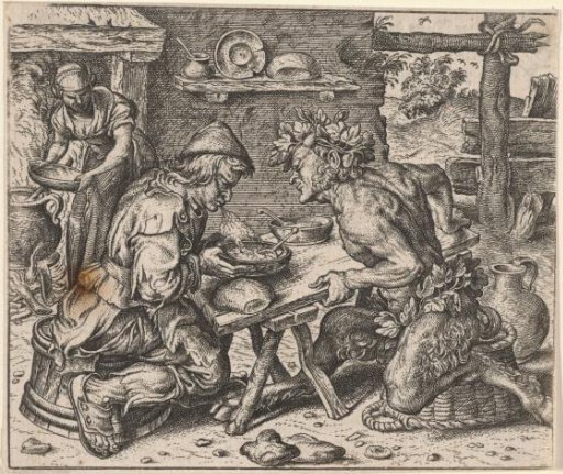Fable of the Farmer and the Satyr