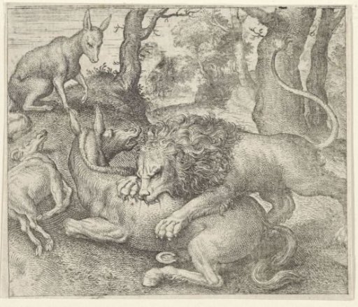 Fable of the Lion and the Fox