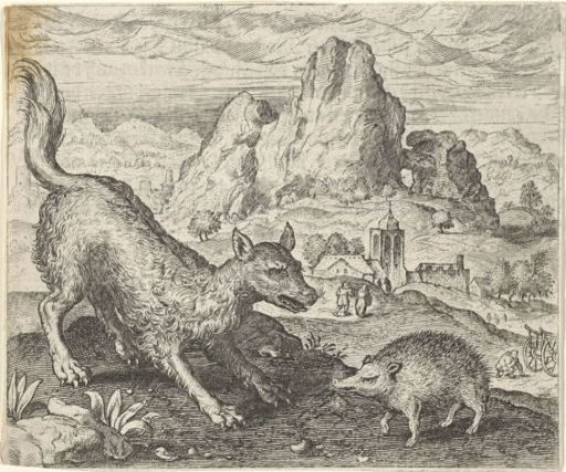 Fable of the Wolf and the Hedgehog