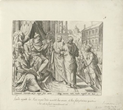The Three Kings Visiting Herod