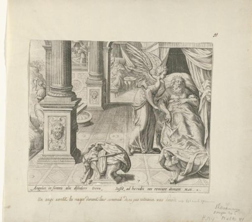 The Three Kings Warned in Their Dreams by an Angel