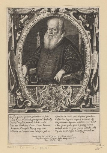Portrait of Michael Geizkofler at the age of 81