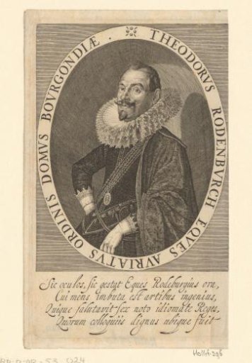 Portrait of Theodorus Rodenburg