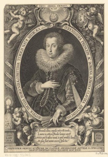 Portrait of Claudia de' Medici, Archduchess of Austria
