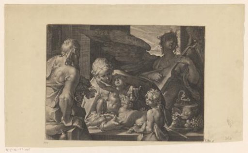 Holy Family with John the Baptist and an angel