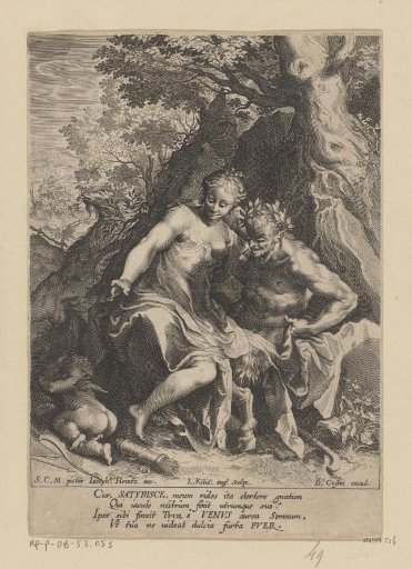Nymph on the Knee of a Satyr