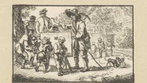 Amusement for children in the village